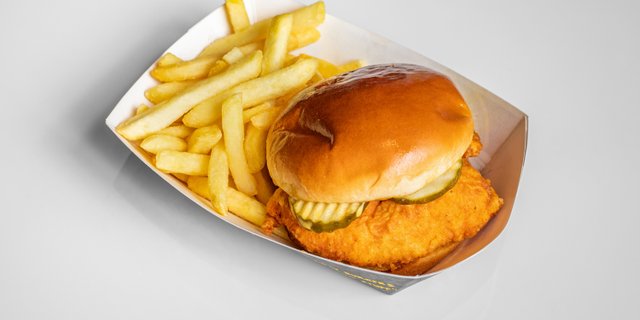Not Closed on Sunday Chicken Sandwich Combo