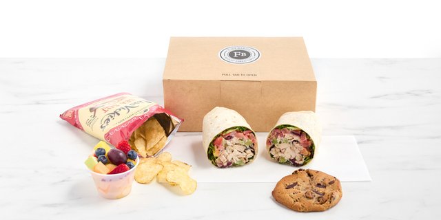 Grilled Chicken Salad Wrap Boxed Lunch