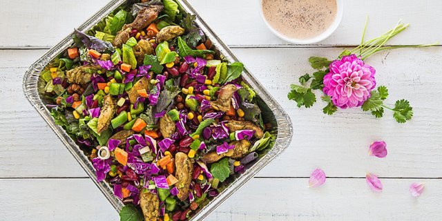 Chicken Tikka Salad Tray