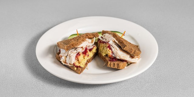 Turkey Stuff Sandwich
