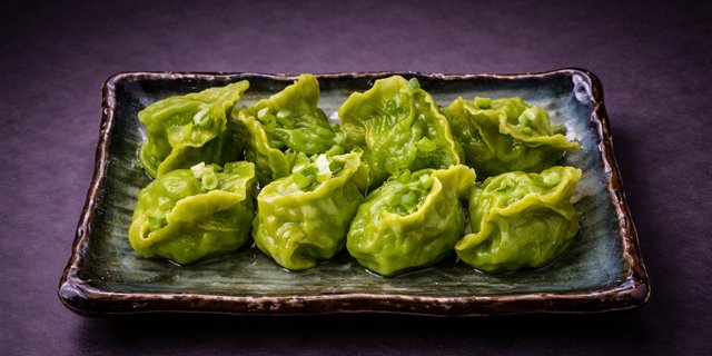 Boiled Fresh Shrimp & Leek Dumplings