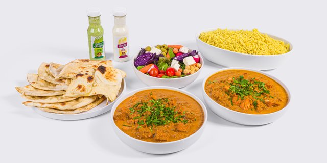 Large Curry Combo Platter