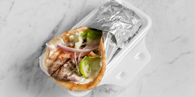 Ribeye Souvlaki Pita Sandwich