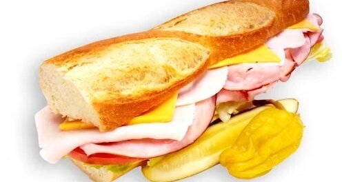 Ham, Turkey & Cheese Baguette