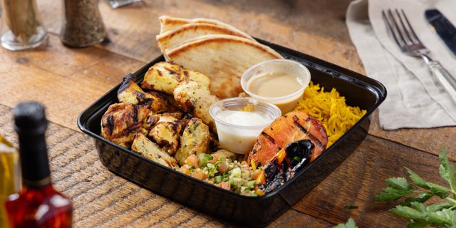 Chicken Kabob Plate
