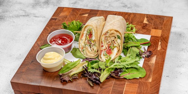 Greek Breakfast Wrap