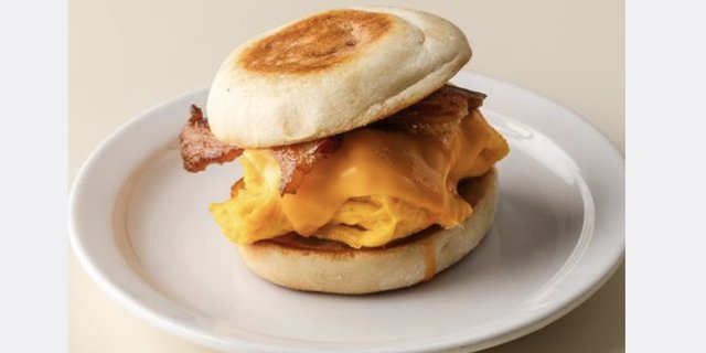 Bacon, Egg & Cheese Sandwich