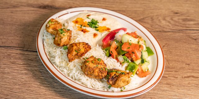 Chicken Kabob Plate