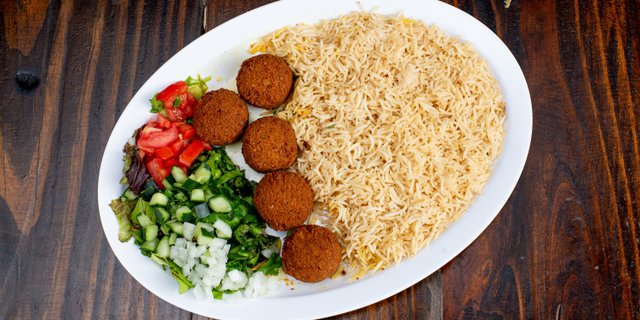 Falafel Rice Platter