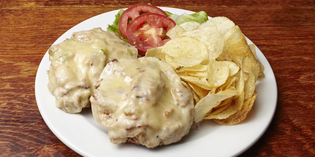 Tuna Melt Open-Faced Sandwich