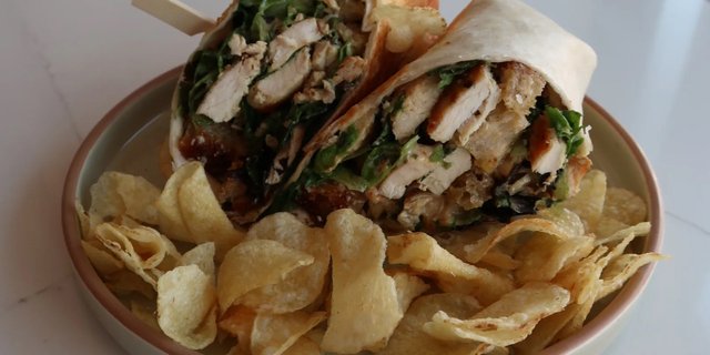 Chicken Caesar Wraps