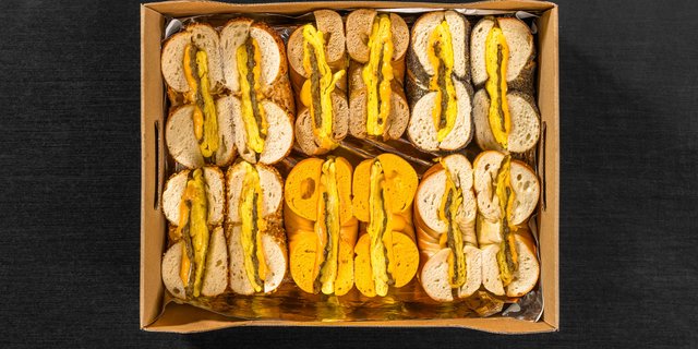 Chicken Sausage, Egg & Cheese Bagel Sandwich Box