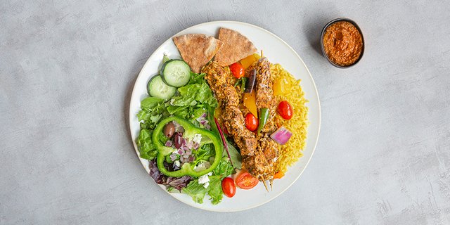 Spicy Chicken Kabob Boxed Lunch