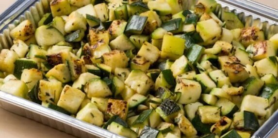 Diced Rosemary Zucchini