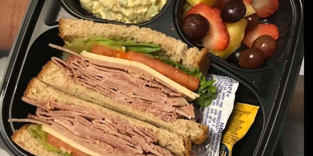 Basic Ham Sandwich Boxed Lunch