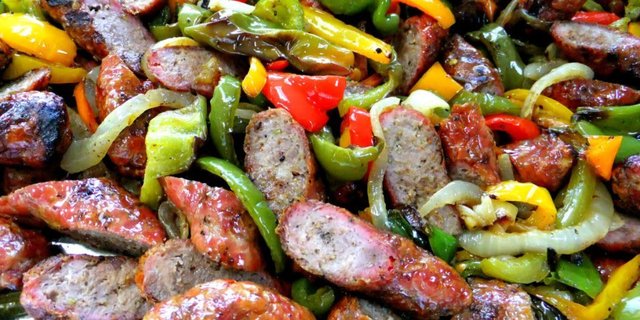 Sausage, Peppers & Onions