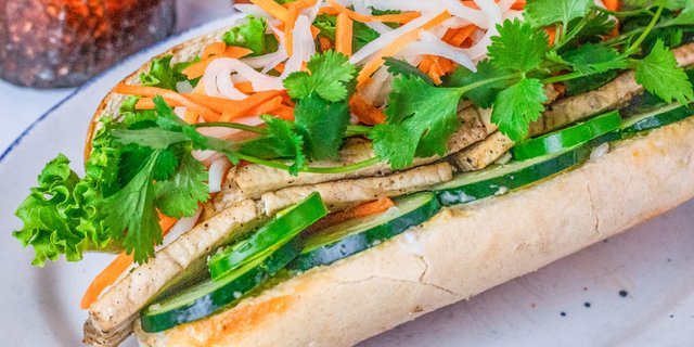Braised Tofu Bánh Mì