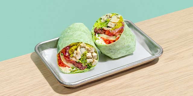 Greek Chicken Wrap (Combo)