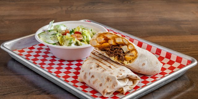 Falafel Breakfast Wrap
