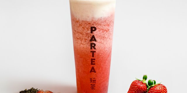 Strawberry Green Tea Slush