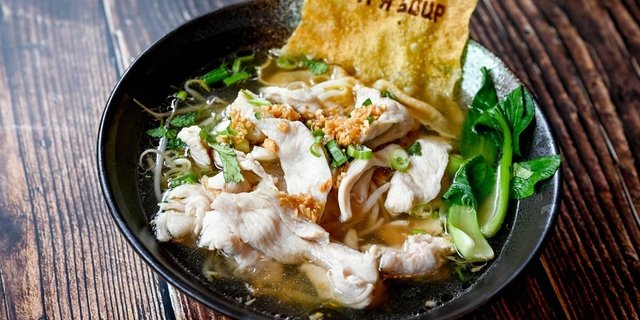 Chicken Clear Noodle Soup
