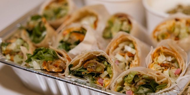 Chicken Samosa Wrap