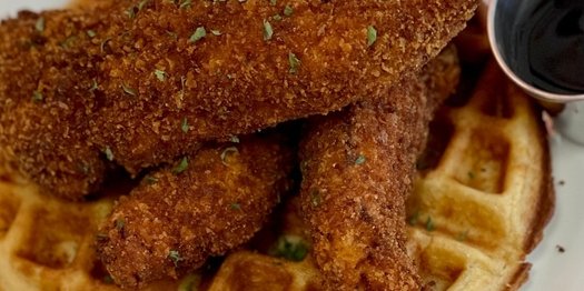 Vegan Chicken & Waffles