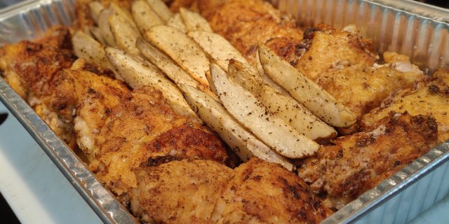 Chicken Vesuvio Package