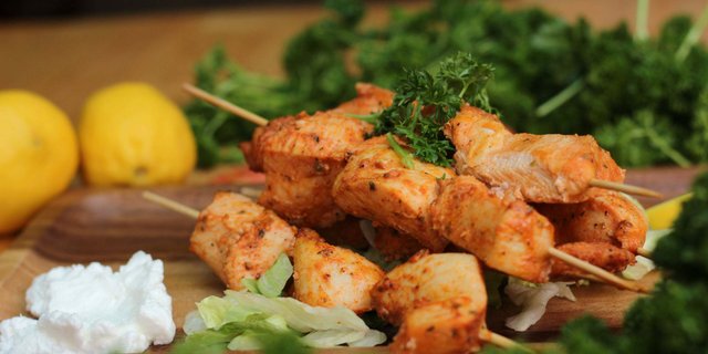 Chicken Kabob Platter