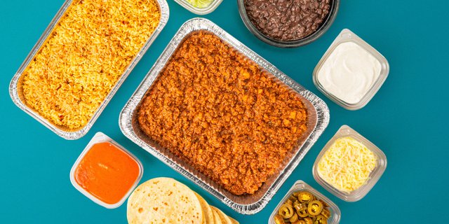 Ground Beef Picadillo Taco Bar