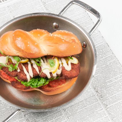 Individual Schnitzel Sandwich