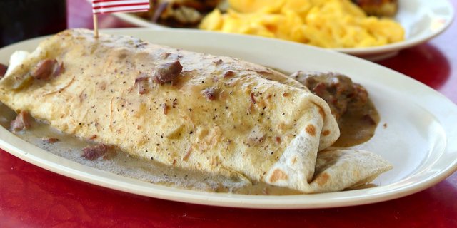 Chile Verde Breakfast Burrito