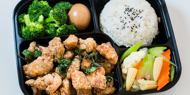 Popcorn Chicken Bento