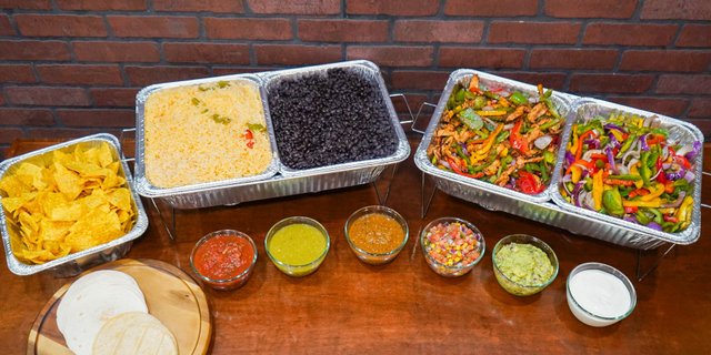 Fajita Bar w/ 2 Proteins