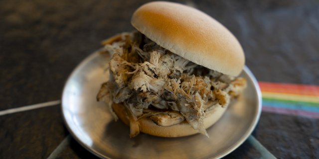 Big John's Pulled Chicken Sandwich