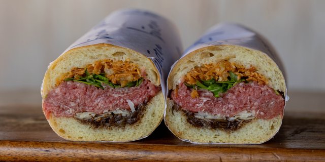 Beef Carpaccio Sandwich