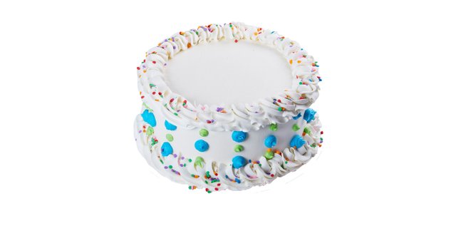 Polka Dot 8" Round Cake