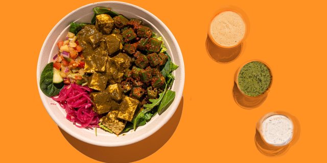 Chili Paneer Salad Bowl