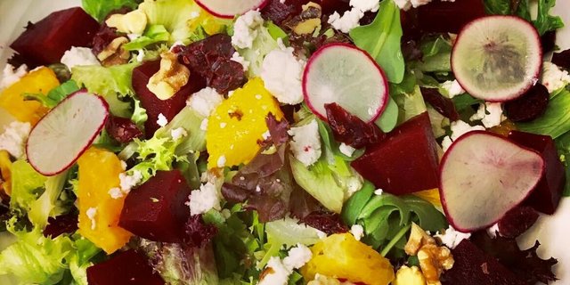 Roasted Beets & Orange Salad Bowl
