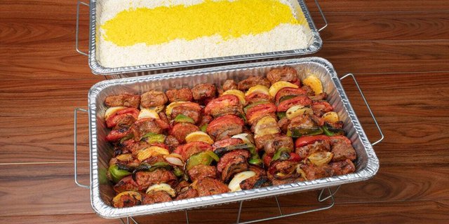 Flat Iron Steak Shish Kabob Tray