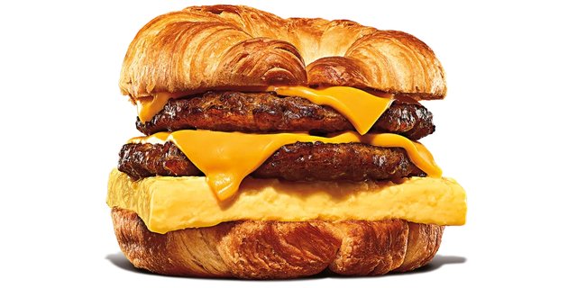 Double Sausage, Egg & Cheese Croissan'Wich