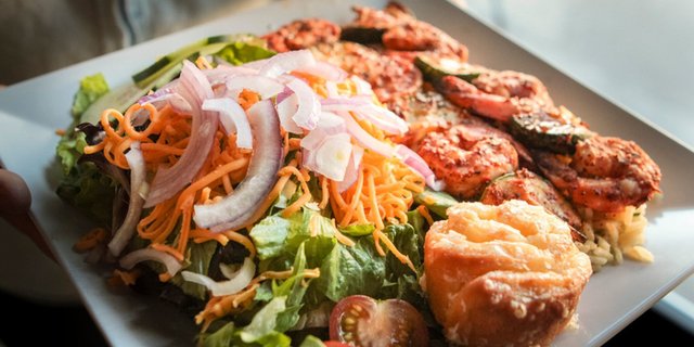 Wood-Fired Shrimp Kabob Special