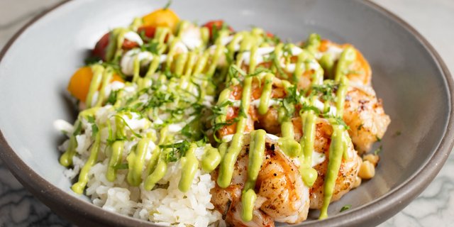 Shrimp A la Plancha Bowl