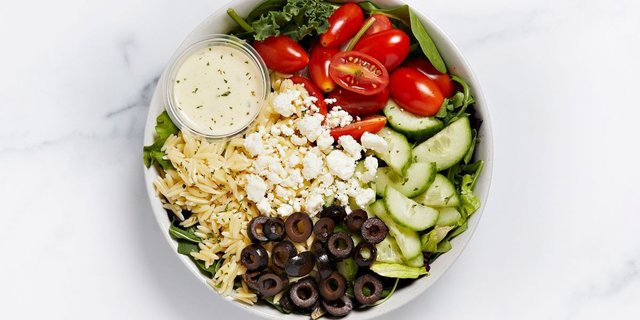 Greek Orzo Bowl