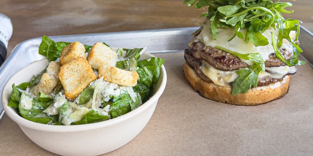 Mushroom Truffle Burger
