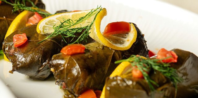 Dolma — Rice-Stuffed Grape Leaves