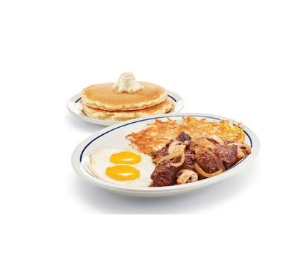 Sirloin Tips & Eggs