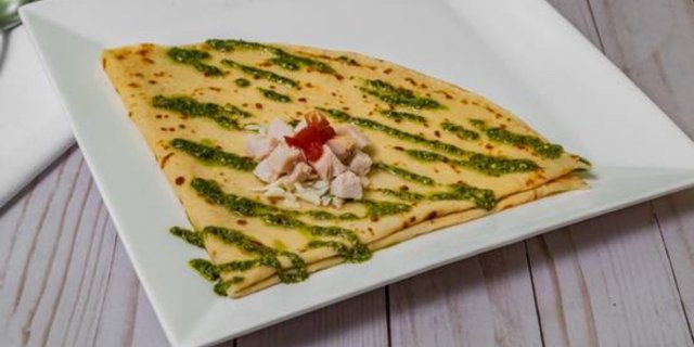 Pesto Turkey Crepe