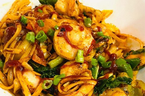 Shrimp Stir-Fried Noodles