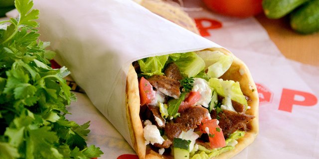 Beef & Lamb Gyro Pita Wrap